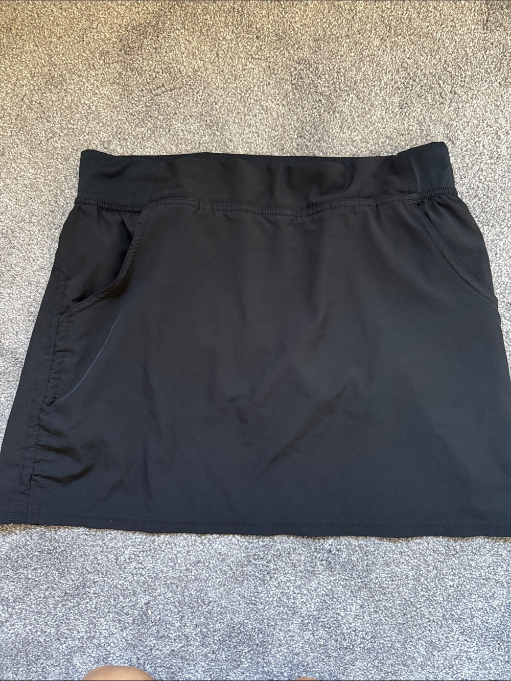 Marika Black Athletic Skort with Pockets